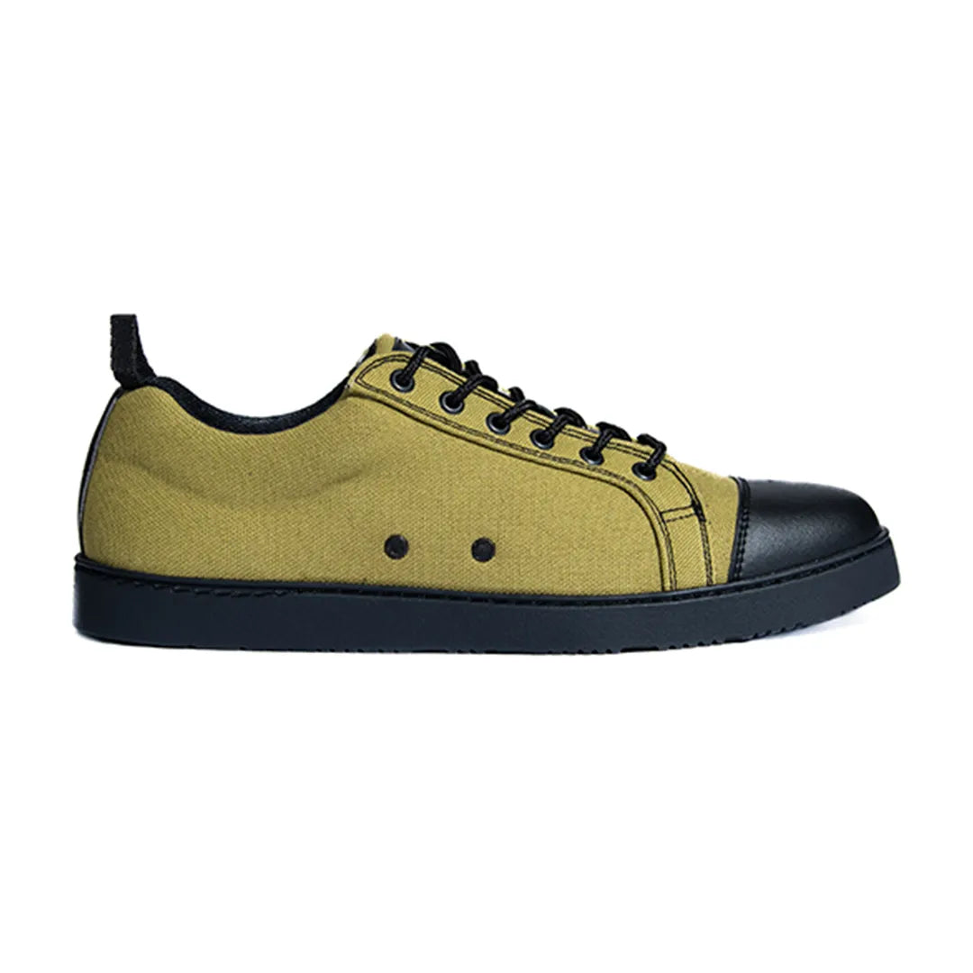 Woobies Men\'s Sneakers Shoes Size 6/7.5 Multicolor Logo Low Top Lace-Up Comfort Rainbow Pride Canvas Shoes - Black – INVI Expressionwear main image 4